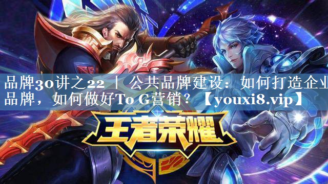 品牌30講之22 ｜ 公共品牌建設：如何打造企業(yè)品牌，如何做好To G營(yíng)銷(xiāo)？